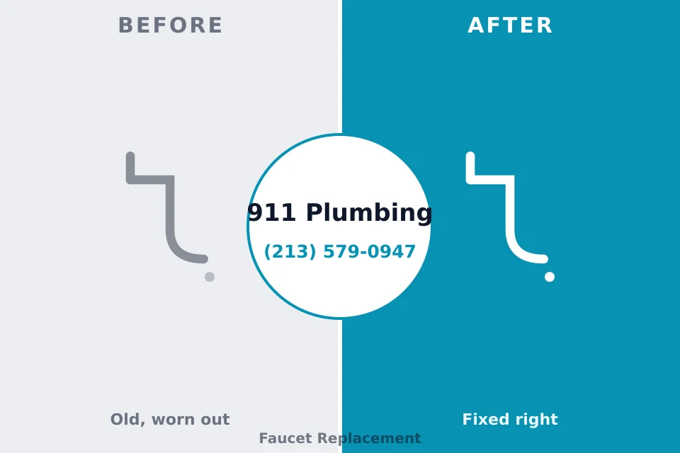 Before and after: plumbing repair Babson Park, FL